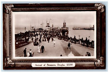 Douglas Isle of Man England Postcard Arrival of Steamers c1910 Unposted picture