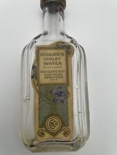 COLGATES Rare Antique Violet Toilet Water Bottle New York 1910  RARE  Violet picture