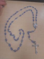 Vintage Blessed Virgin Mother Mary Jesus Rosary 📿  picture