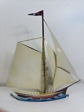 Figi Metal Sailing wall sconce candle holder 13.5”x12” picture