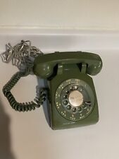 VINTAGE Retro Olive Avocado Green ITT Rotary Dial Desk Phone Untested See Pics  picture