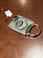 14KT Yellow And White Gold Cuban Cigar Cutter picture