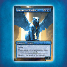 Consecrated Sphinx - Extended Art [Alternative Custom ] TRAUMA Style Card picture