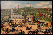 Vintage Postcard 1935-1945 Roadside America Miniature Village, Hamburg, PA picture