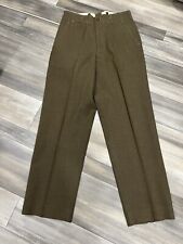WWII WW2 M-1937 Wool Field Uniform Trousers Pants 32x32 Undated OD Green picture