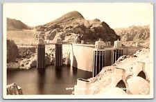 Postcard Upstream Face, Boulder Dam, Frashers RPPC N149 picture