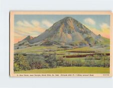 Postcard Bear Butte Near Sturgis Black Hills South Dakota USA picture