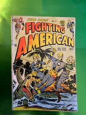 Fighting American #5 1955 Simon & Kirby NO RESTO COVER CENTERFOLD ATTACHED PRIZE picture