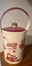 1960’s Early Times Deluxe Vinyl Ice Bucket, Kentucky Straight Bourbon Whiskey picture