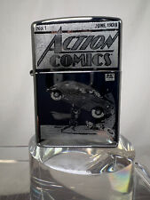 RARE 2002 Zippo Lighter Action Comics No. 1 June 1938 #1 1st Superman HTF picture