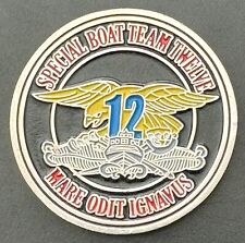 Special Boat Team 12 Challenge Coin Medal Token SBT-12 Navy Warfare CT-3 picture