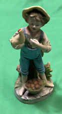 VTG- HOMCO Country Farmer Figurines Collectible Home Interiors Display. 8” picture
