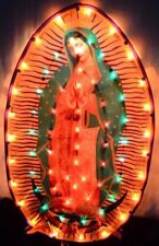 Light Up Lady Of Guadalupe Light Virgen De Guadalupe Flashing 80 LED Vigen Mary picture