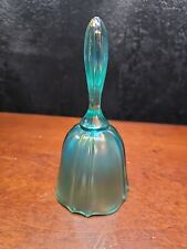 Fenton Turquoise Satin Opalescent Bell  Unusual Color, Nice  picture