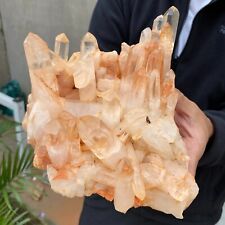 3.7lb Large Natural White Clear Quartz Crystal Cluster Raw Healing Specimen picture