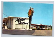 Postcard Dothan Alabama Motel Carousel AAA Downtown picture