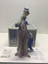 LLADRO 6507 A MILE OF STYLE Clown 13.5” Tall Original Box Mint Condition/Receipt picture