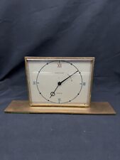 Antique WALTHAM Brass 8 Day Art Deco Desk Clock, Repair or Parts picture