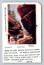 Manitou CO-Colorado, Williams Canyon, The Narrows, Antique Vintage Postcard picture