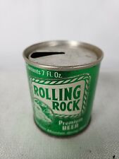 ROLLING ROCK STRAIGHT STEEL PULL TAB 7oz. EMPTY BEER CAN EMPTY picture