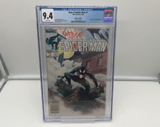 Web of Spider-Man #1 CGC 9.4 Newsstand 1st App of Vulturions Marvel 1985 picture