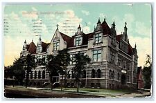 1912 Spaulding Institute Exterior Building Peoria Illinois IL Vintage Postcard picture