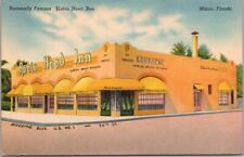 1950s MIAMI Florida Postcard ROBIN HOOD INN RESTAURANT 