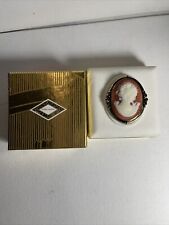 Vintage Rare in box Youth-Dew by Estée Lauder Cameo Compact for Solid Perfume picture