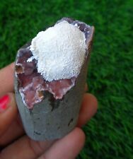 Okenite Balls On Chalcedony Matrix Minerals Specimen #F61 picture