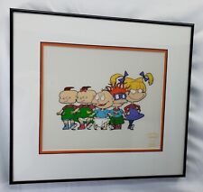 S/O THE RUGRATS SALUTE 1998 LE Sericel Nickelodeon Framed Art Cel Cert picture
