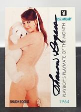 SHARON ROGERS Signed Autographed 1993 Playboy Trading Card #33 January Edition picture