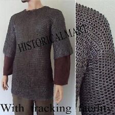 X Large Size Flat Riveted W/ Flat Washer Chainmail Shirt Chain Mail X-mas Gift picture