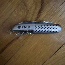 Vintage Arnex Pocket Knife Multi-Tool Stainless Screwdrivers Corkscrew picture