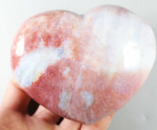 1.15lb Amazing Natural Ocean Jasper Crystal Agate Geode Heart Jasper Reiki Stone picture
