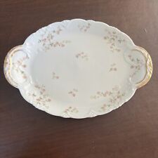 Limoges TH Pink Roses, Harrison Rose? Oval Serving Platter 14” Beautiful picture