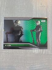 2021 Topps Star Wars Bounty Hunters 4-Lom Green Variant Bounty 1 #B1-94  52/150 picture