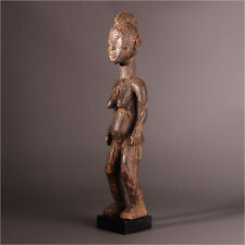 12225 Fine Mossi Figure With Typical Stammesnarben Wooden Base picture