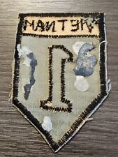 1960s Army Vietnamese Made 1st Infantry Division Camo Patch L@@K Paper Backed picture