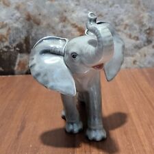 Vintage Goebel African Elephant Porcelain Figurine Germany Trunk Up picture