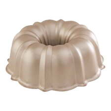 Nordic Ware 12 Cup Formed Nonstick Aluminum Classic Bundt Pan, Rose Gold picture