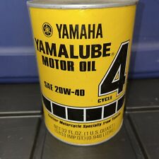 Vintage Yamaha Yamalube  Quart Oil Composite Can picture