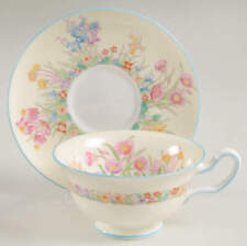 Wedgwood Prairie Flowers Cup & Saucer 792412 picture