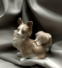 LLADRO #4749 Small Dog Figurine, Papillion Perrito, Excellent Condition picture