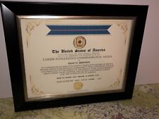 CIA - CAREER INTELLIGENCE COMMEMORATIVE MEDAL CERTIFICATE Type-1 picture