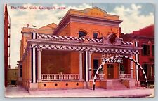 IA Postcard The Elks Club Building View From Street - Davenport, Iowa picture