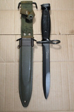 Original US Military Issue Vietnam Era Colt USM7 Bayonet Knife with Scabbard J28 picture