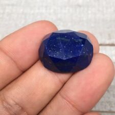 5.3g,22mmx18mmx8mm High-Grade Natural Oval Facetted Lapis Lazuli Cabochon,CP190 picture