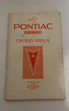 1983 PONTIAC FIREBIRD OWNERS MANUAL - ORIGINAL picture