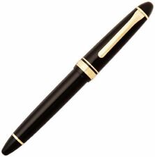 Sailor 1911 Gold Profit Large 21K Fountain Pen Black Medium Fine Nib 11-2021-320 picture