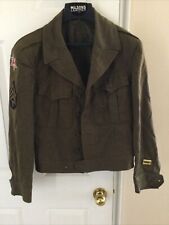 WWII US Army Jacket. Size 38D. Plus “On Time” Lions Pins And More. picture